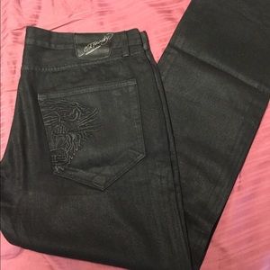 Men's Black denim Ed Hardy Jeans